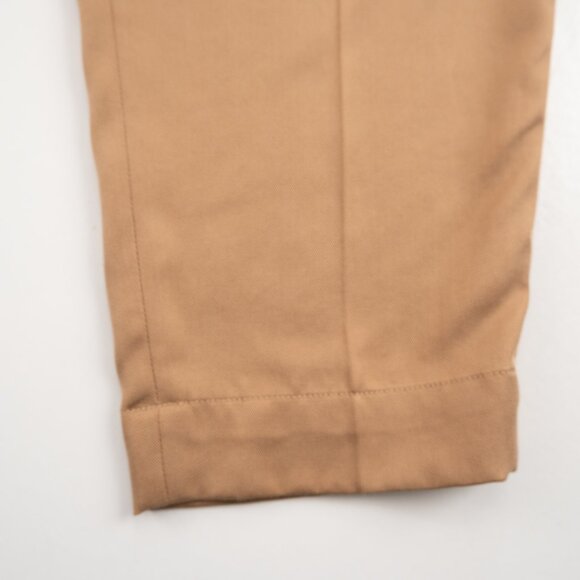 NEW BROOKS BROTHERS tan pleated trousers size 8 - Picture 5 of 10